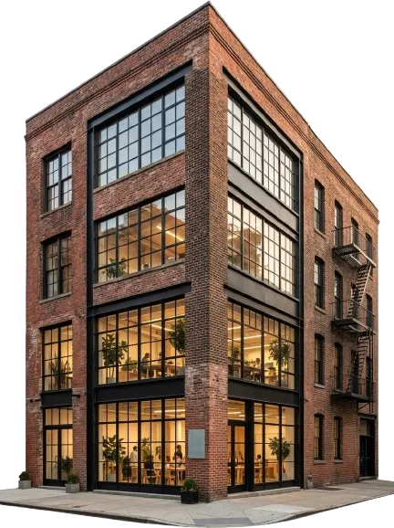 Tech Relaunch creative studio building