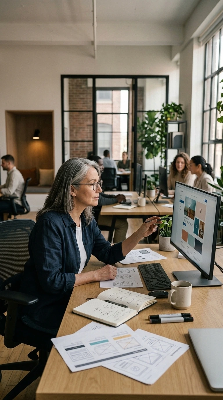 Digital consultant at work